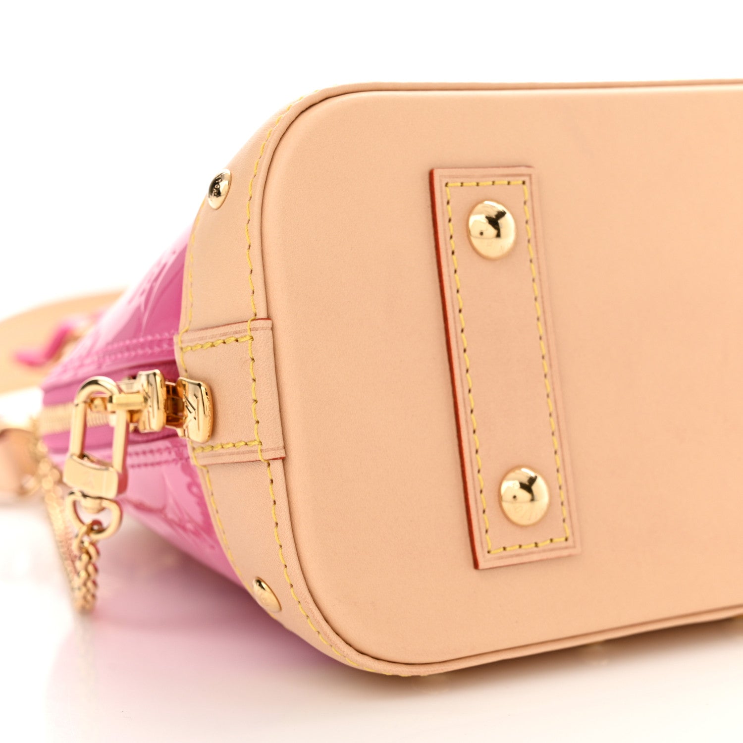 Louis Vuitton Vernis Alma BB Neon Pink 8 of 9