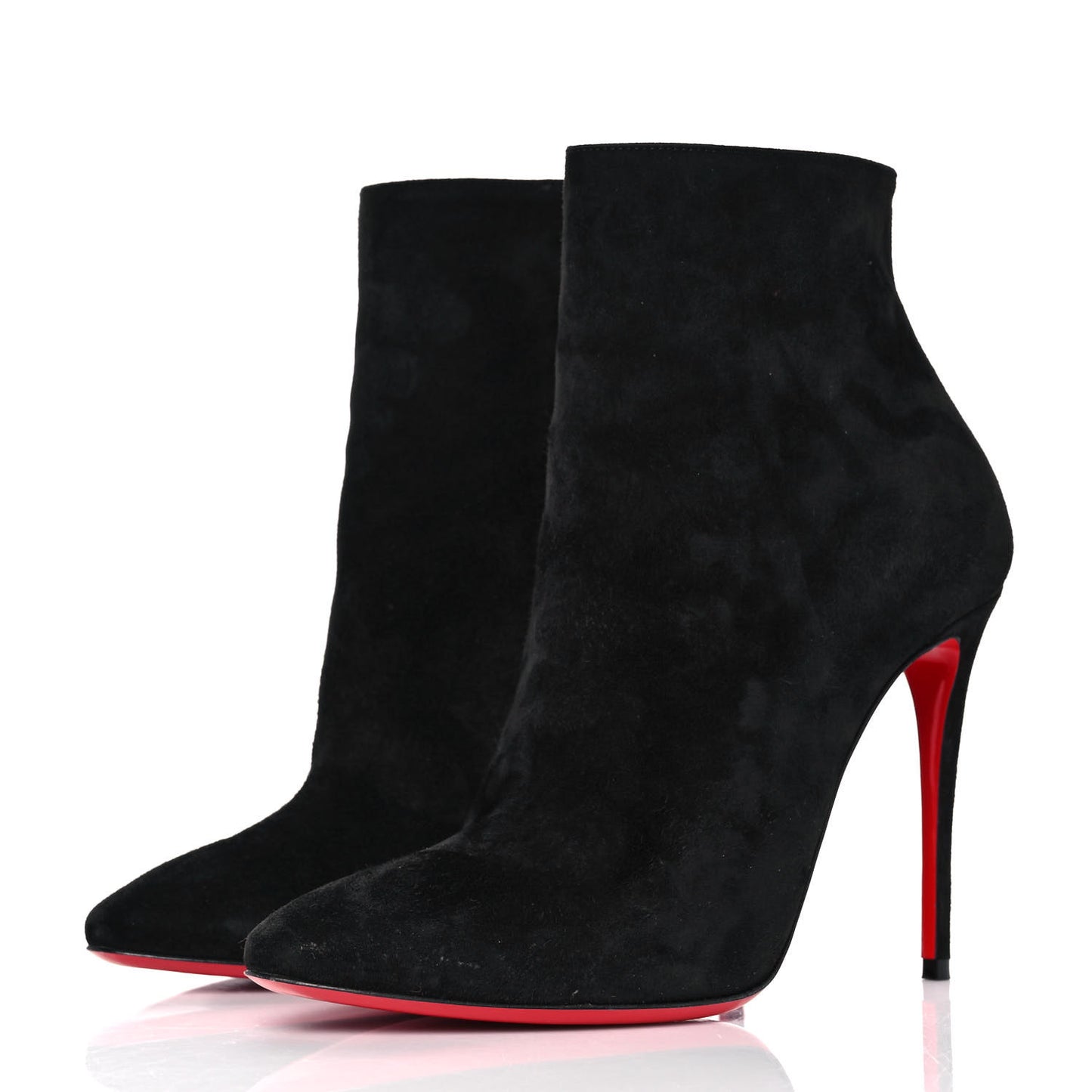 Veau Velours Eloise Booty 100 Ankle Boots 36 Black