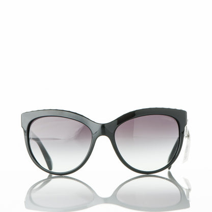 Chanel Freshwater Cultured Pearl Butterfly Sunglasses 6040-H Black 2 of 8