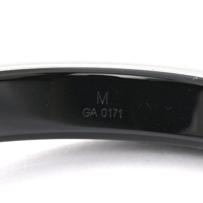 Louis Vuitton Crystal Resin Zigzag Bangle Bracelet M Black Brown 5 of 6