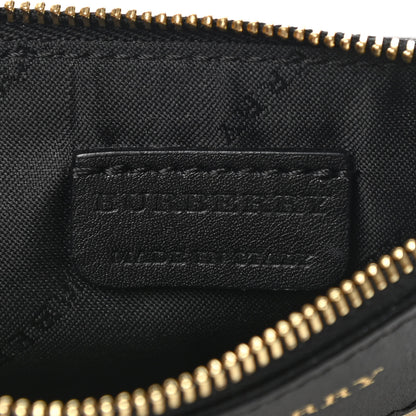 Burberry Haymarket Check Zip Pouch Black 7 of 8