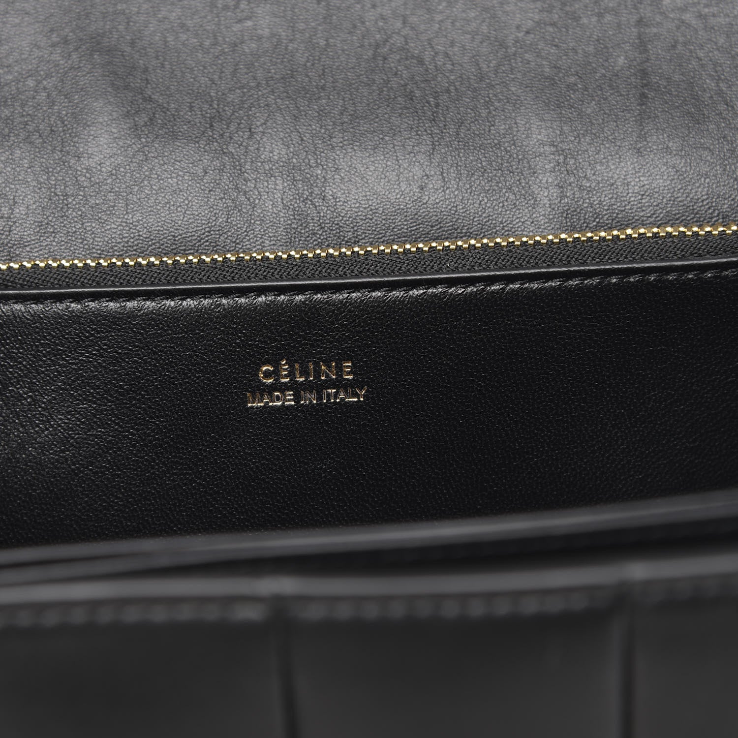 Celine Lambskin Quilted Shoulder Bag Black 6 of 12