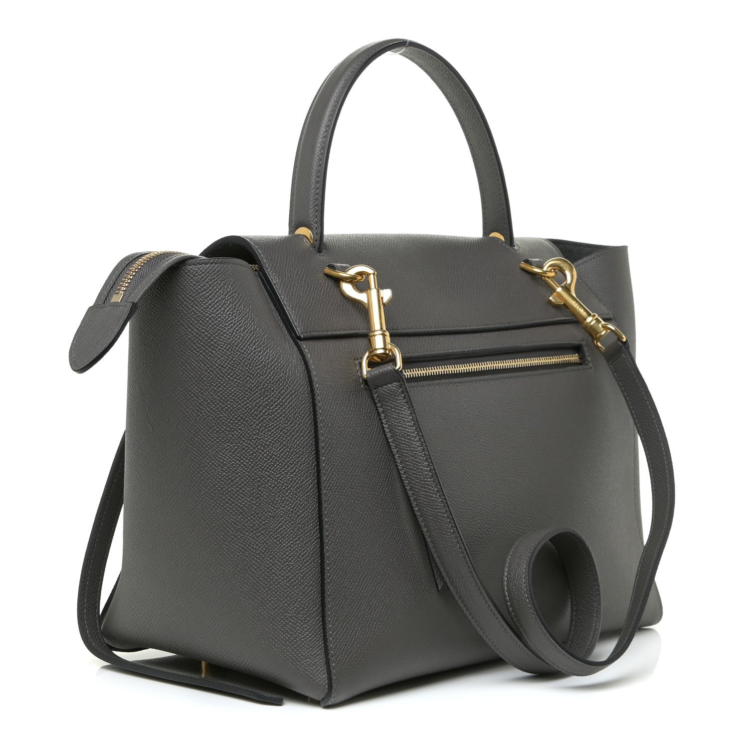 Celine Grained Calfskin Micro Belt Bag Grey 3 of 11