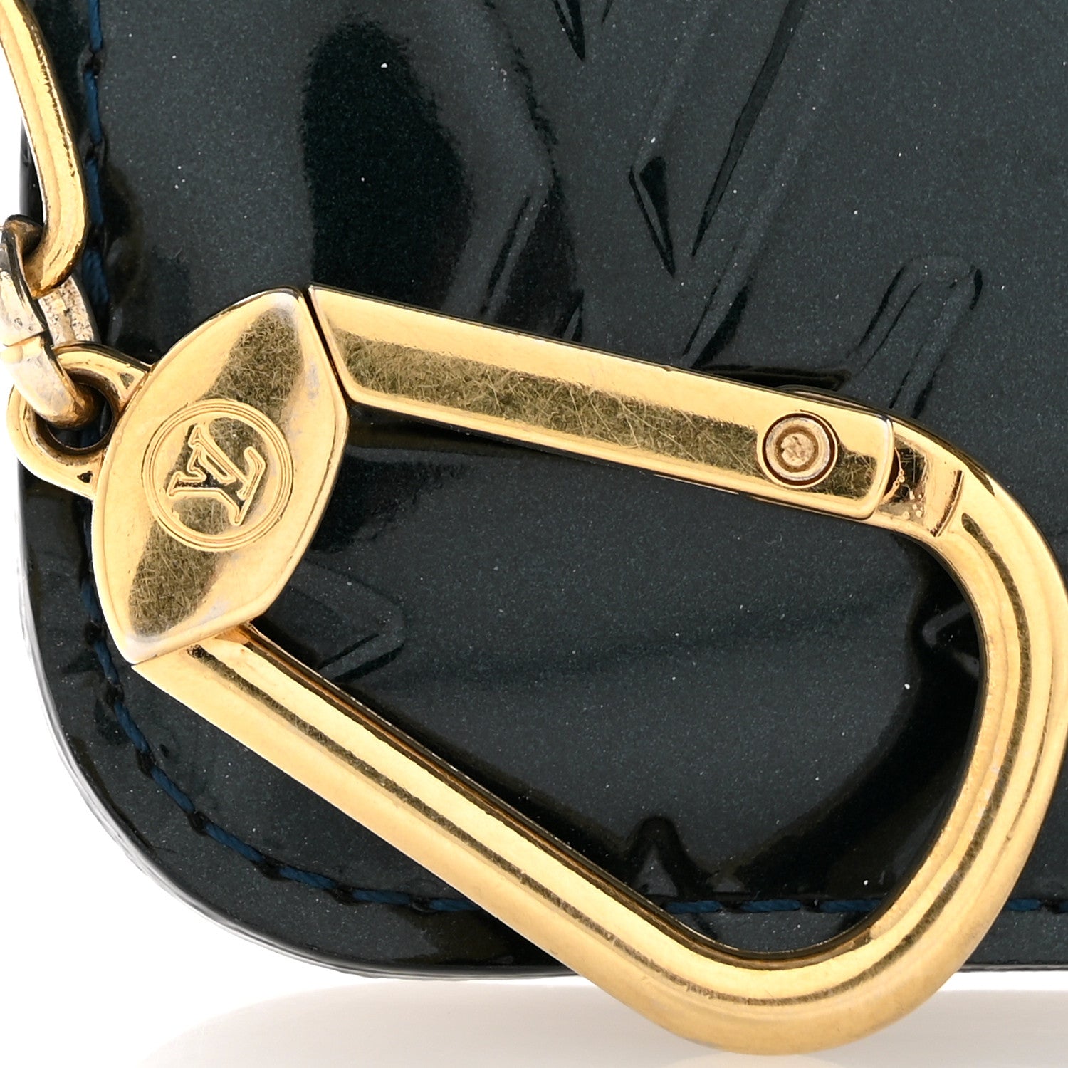 Louis Vuitton Vernis Key Pouch Blue Nuit 8 of 8