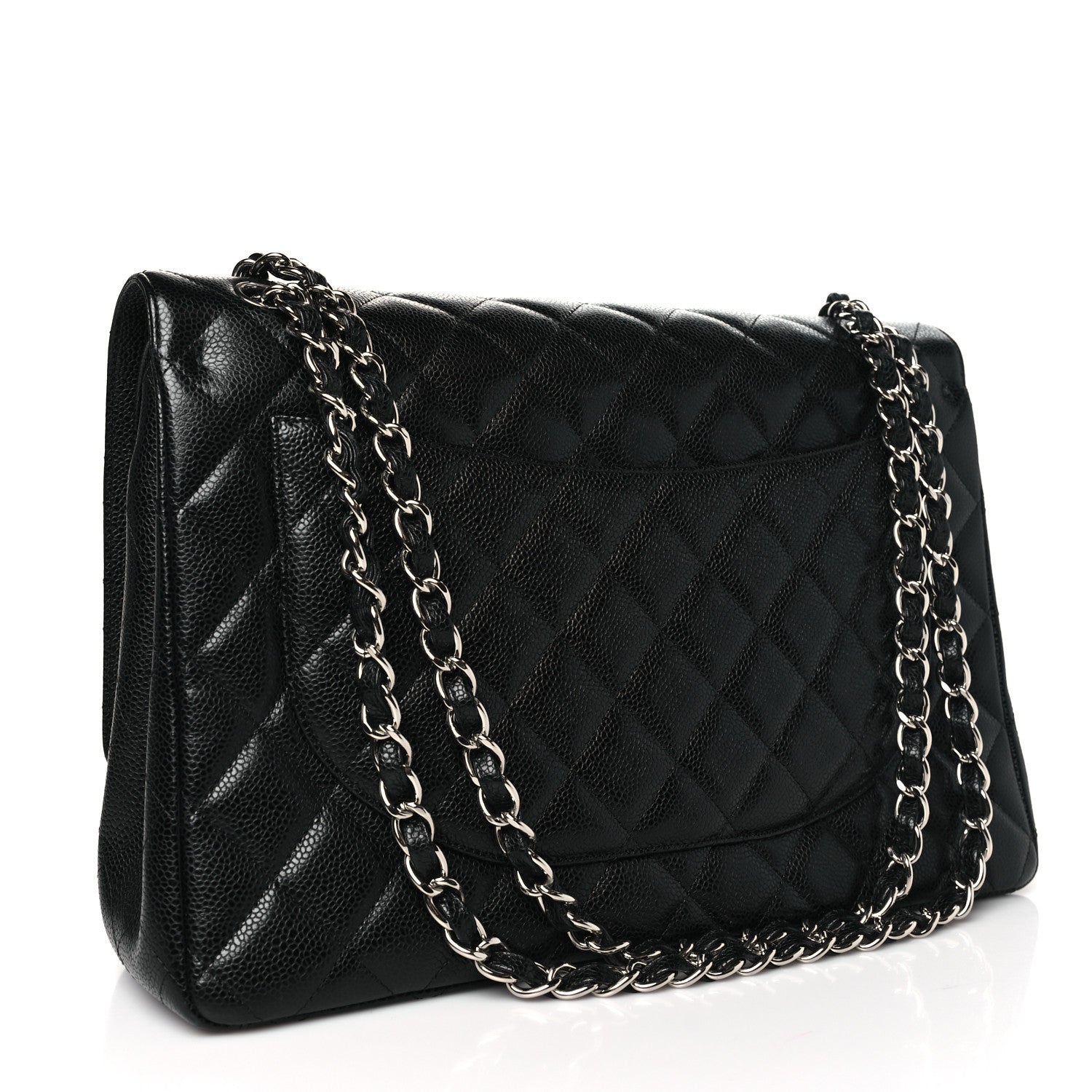 Chanel Caviar Quilted Maxi Double Flap Black 3 of 11
