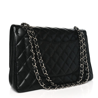Chanel Caviar Quilted Maxi Double Flap Black 3 of 11