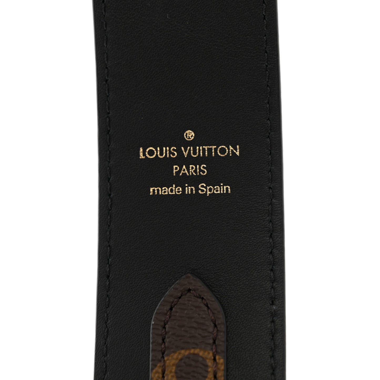 Monogram Bandouliere Shoulder Strap Black