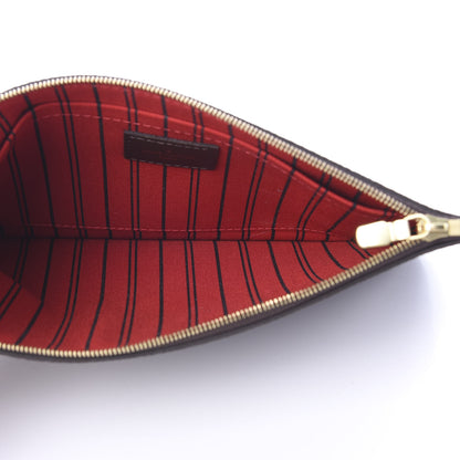 Louis Vuitton Damier Ebene Neverfull MM GM Pochette 4 of 7