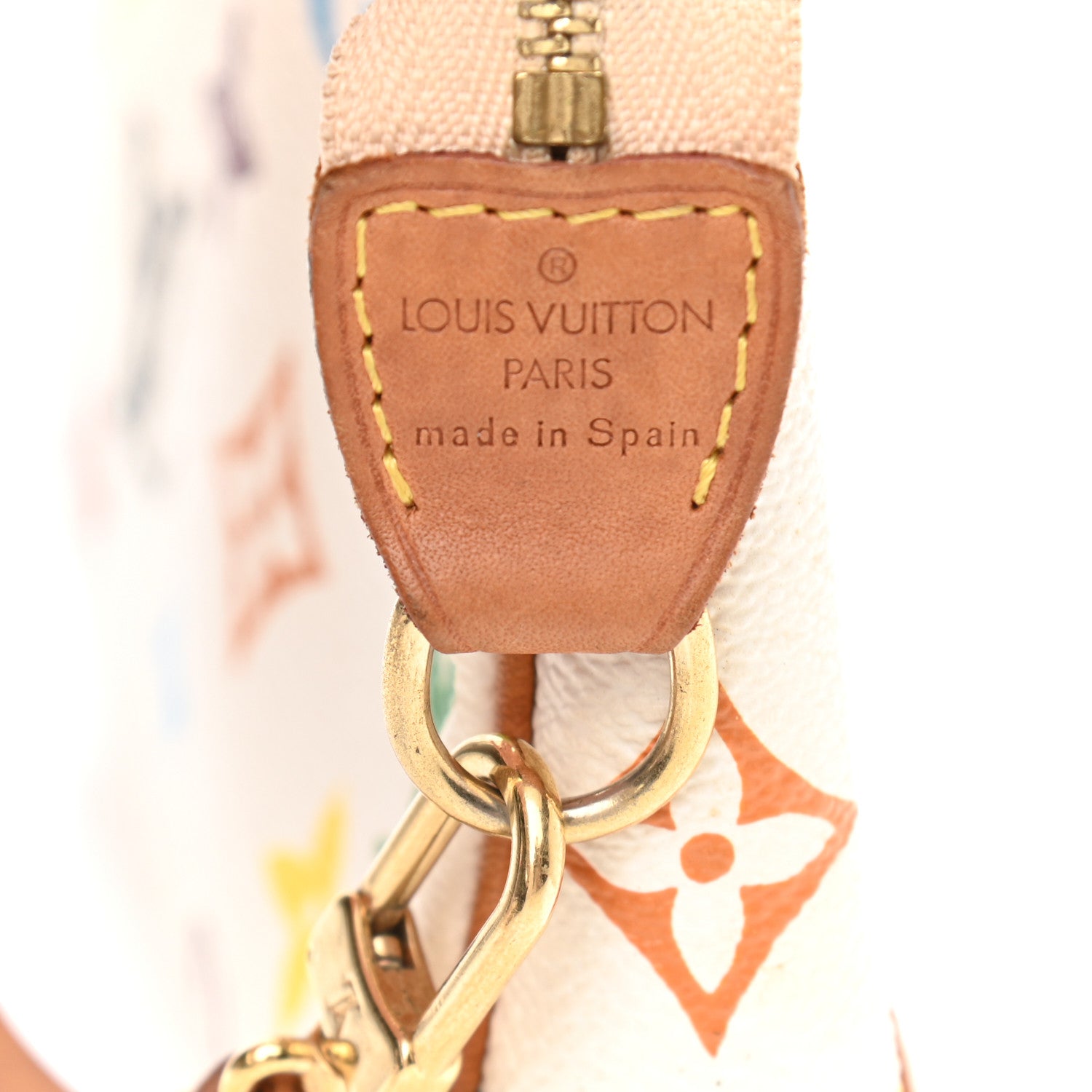 Louis Vuitton Monogram Multicolor Pochette Accessories White 7 of 10