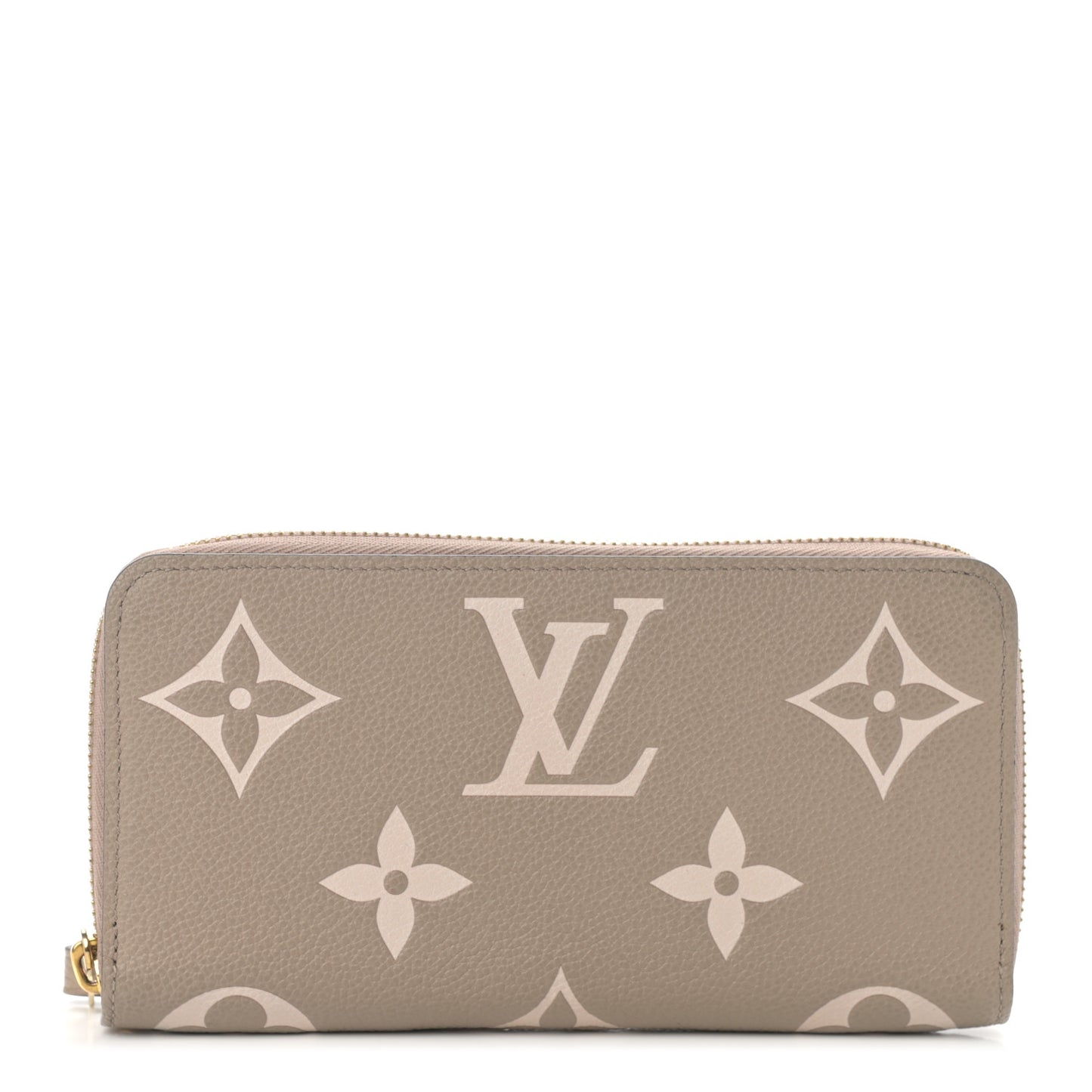 Empreinte Monogram Giant Zippy Wallet Tourterelle Creme