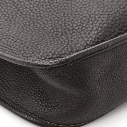Hermes Taurillon Clemence Evelyne GM Chocolate 14 of 15