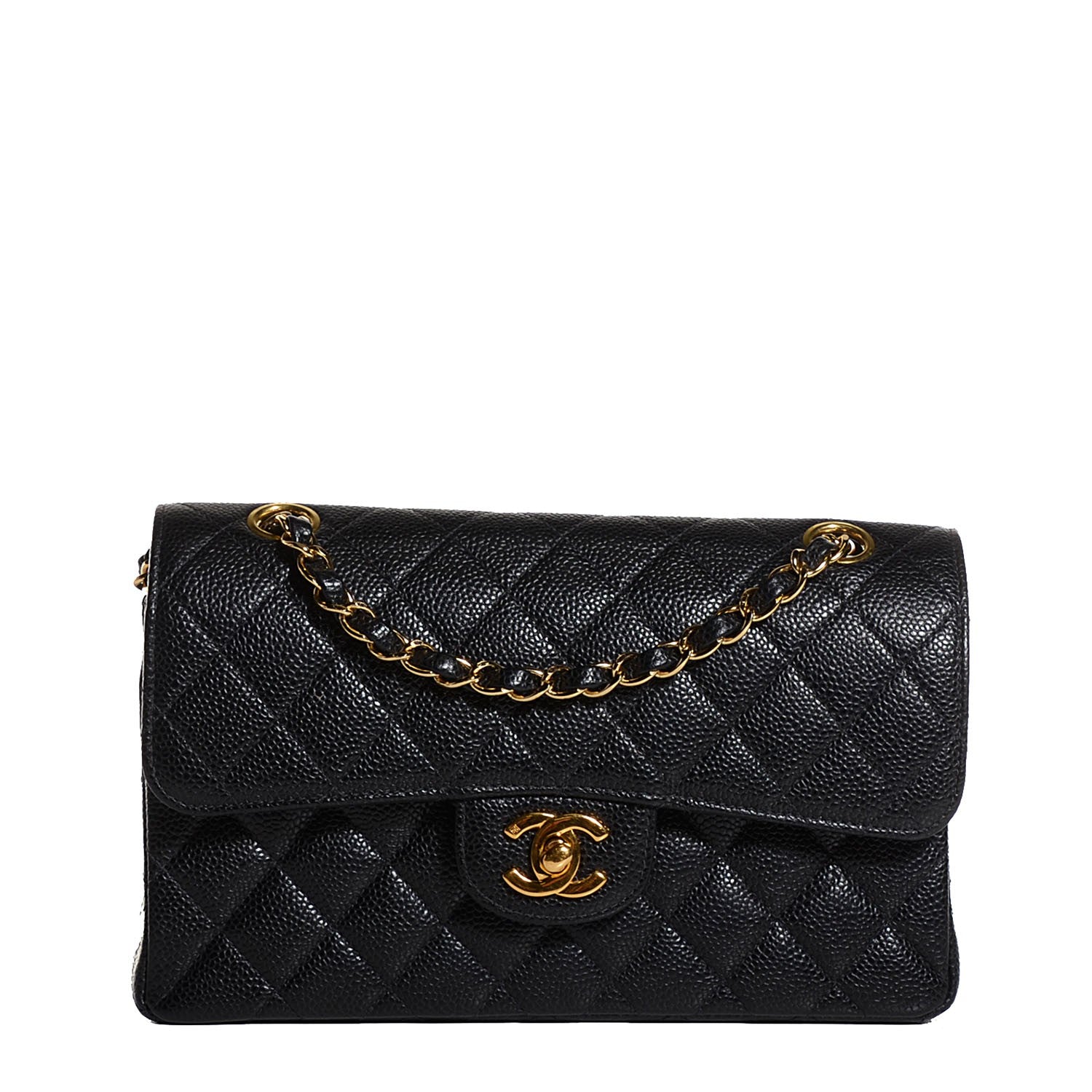 Chanel Caviar Quilted Small Double Flap Black 1 of 7