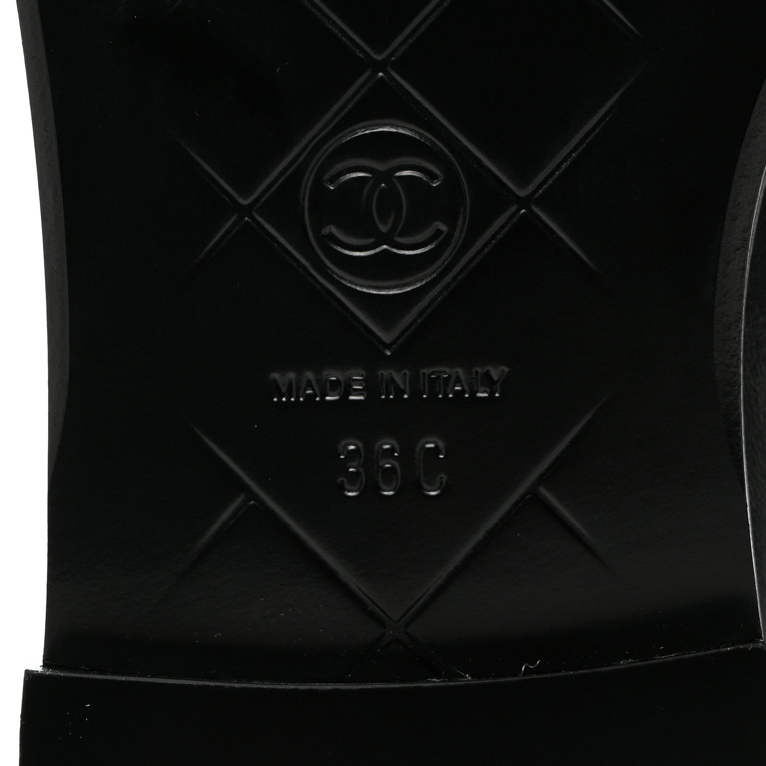 Chanel Lambskin Quilted CC Turnlock Loafers 36 Black 8 of 9