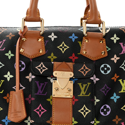 Louis Vuitton Monogram Multicolor Speedy 30 Black 7 of 10