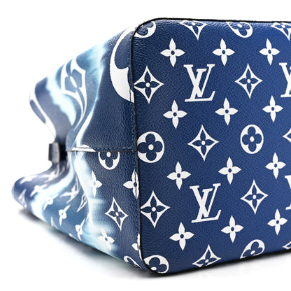 Louis Vuitton Monogram Escale Neonoe MM Blue 9 of 10