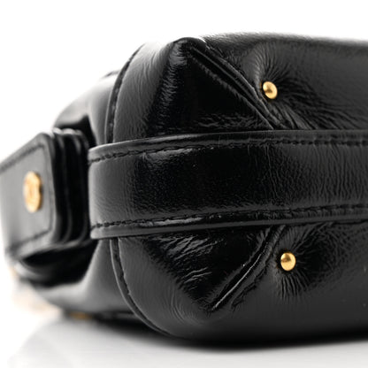Chanel Shiny Lambskin Quilted Mini Cocodoc Top Handle Bag Black 9 of 10