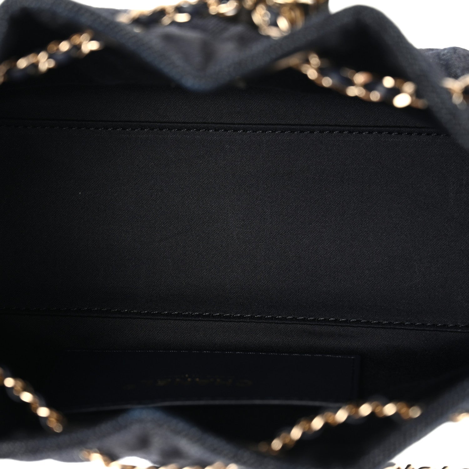 Chanel Denim Quilted Mini Chanel 25 Handbag Dark Blue 5 of 11