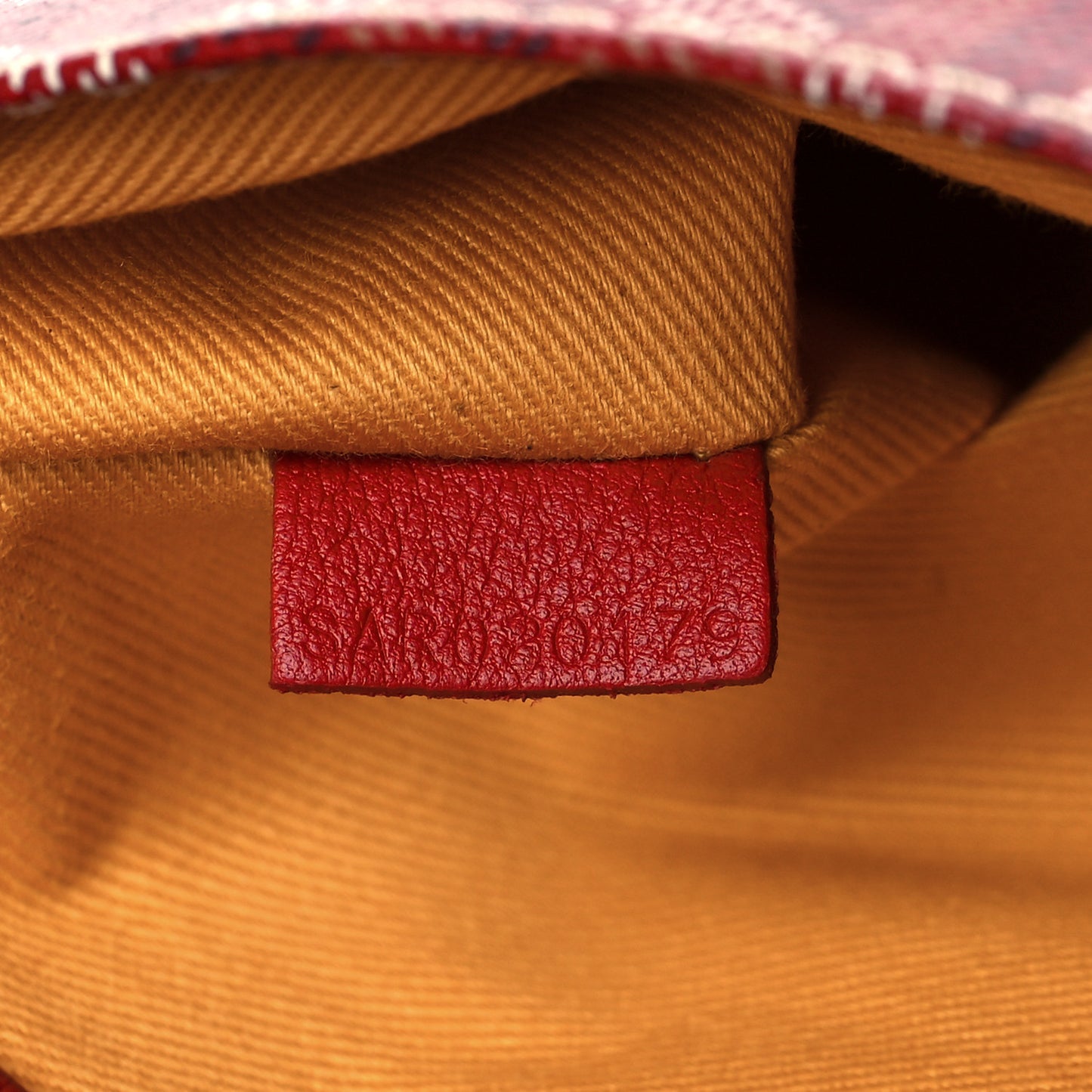 Goyardine Sainte Marie Soft Clutch Red