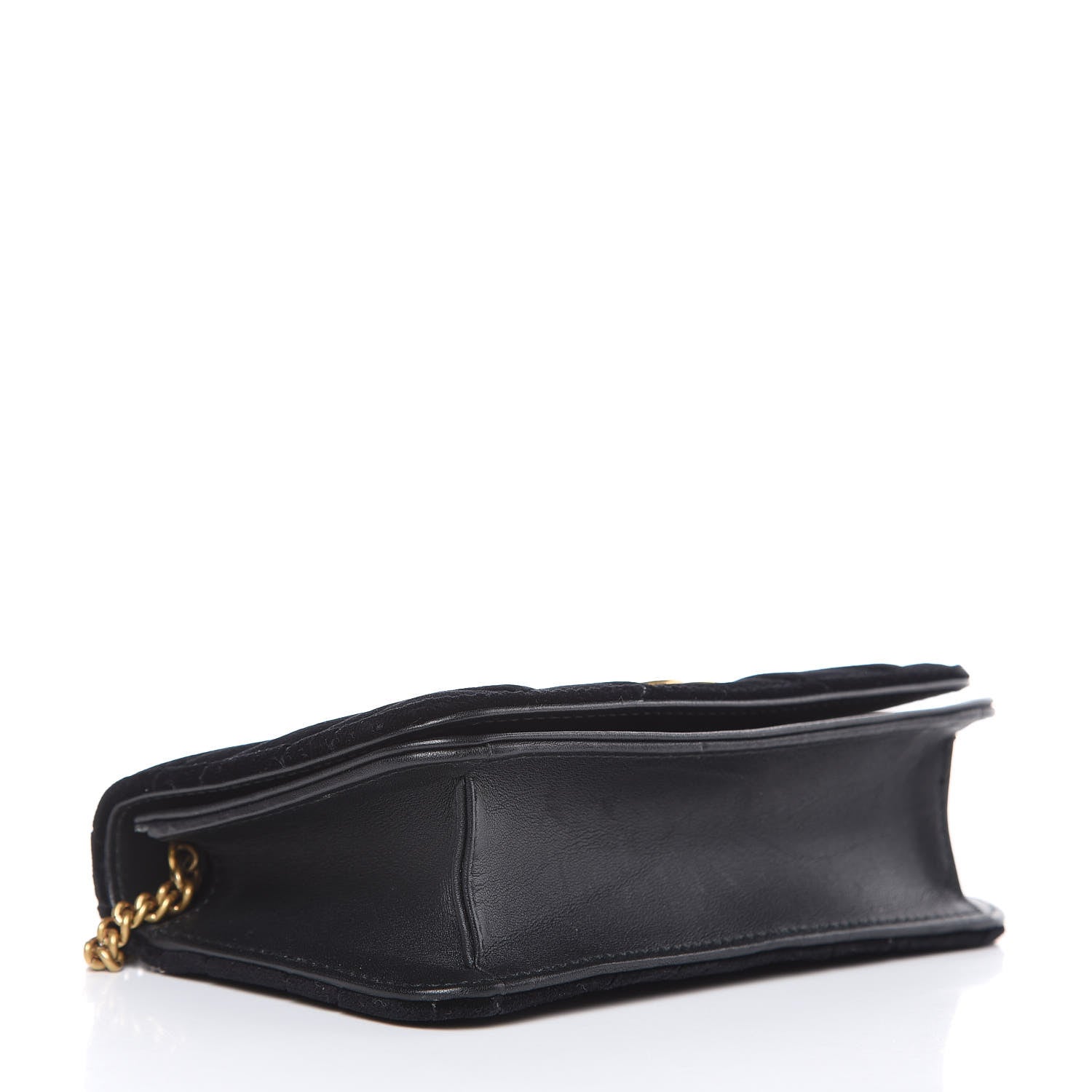 Gucci Velvet Matelasse GG Marmont Mini Bag Black 4 of 12