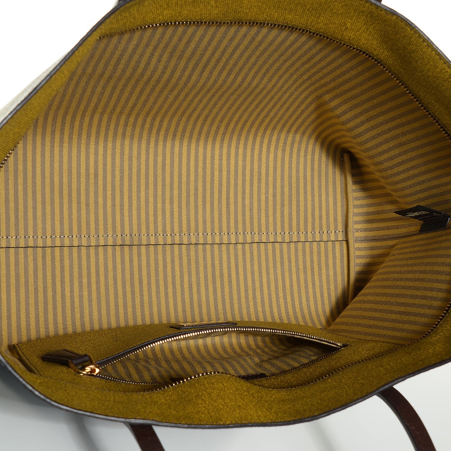 Zucca Spalmati Small Roll Tote Tobacco Yellow