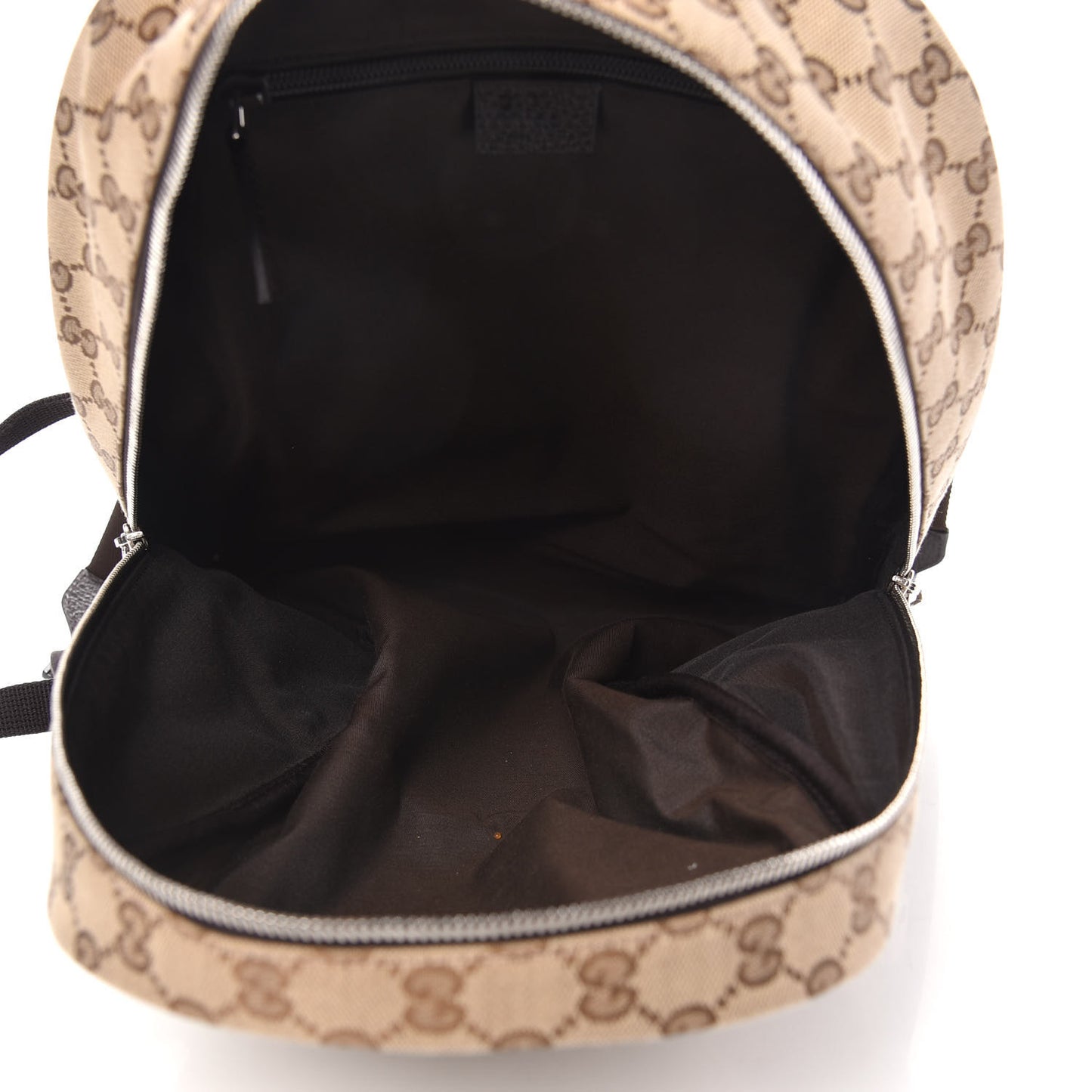 GG Monogram Travel Backpack Dark Brown
