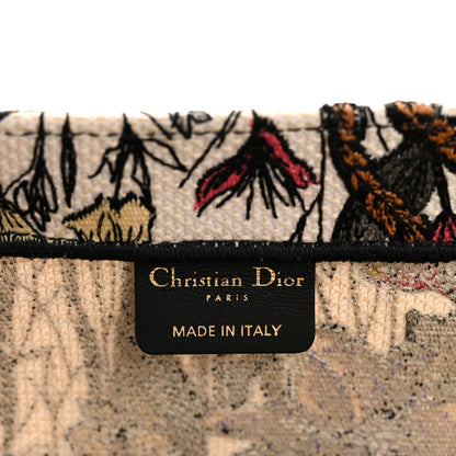 Christian Dior Canvas Embroidered Mille Fleurs Catherine Tote Multicolor 6 of 13