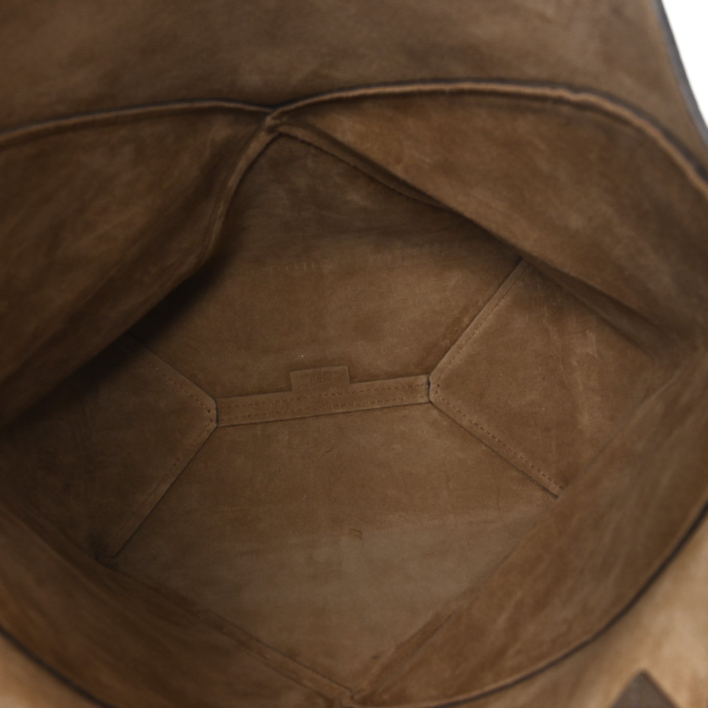 Shiny Calfskin Medium Puzzle Fold Tote Sand