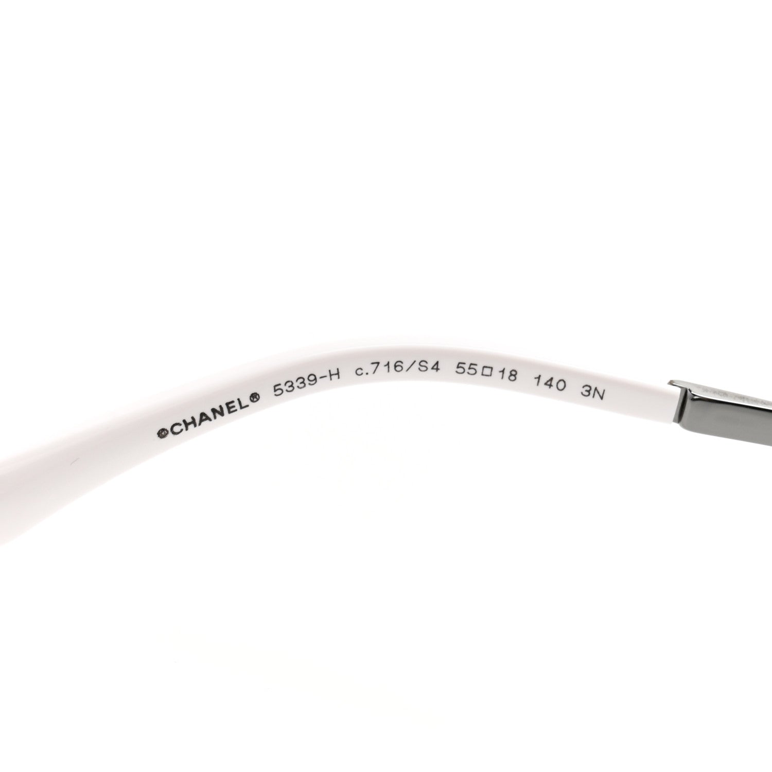 Chanel Acetate Butterfly Winter Pearl Sunglasses 5339-H White 6 of 8
