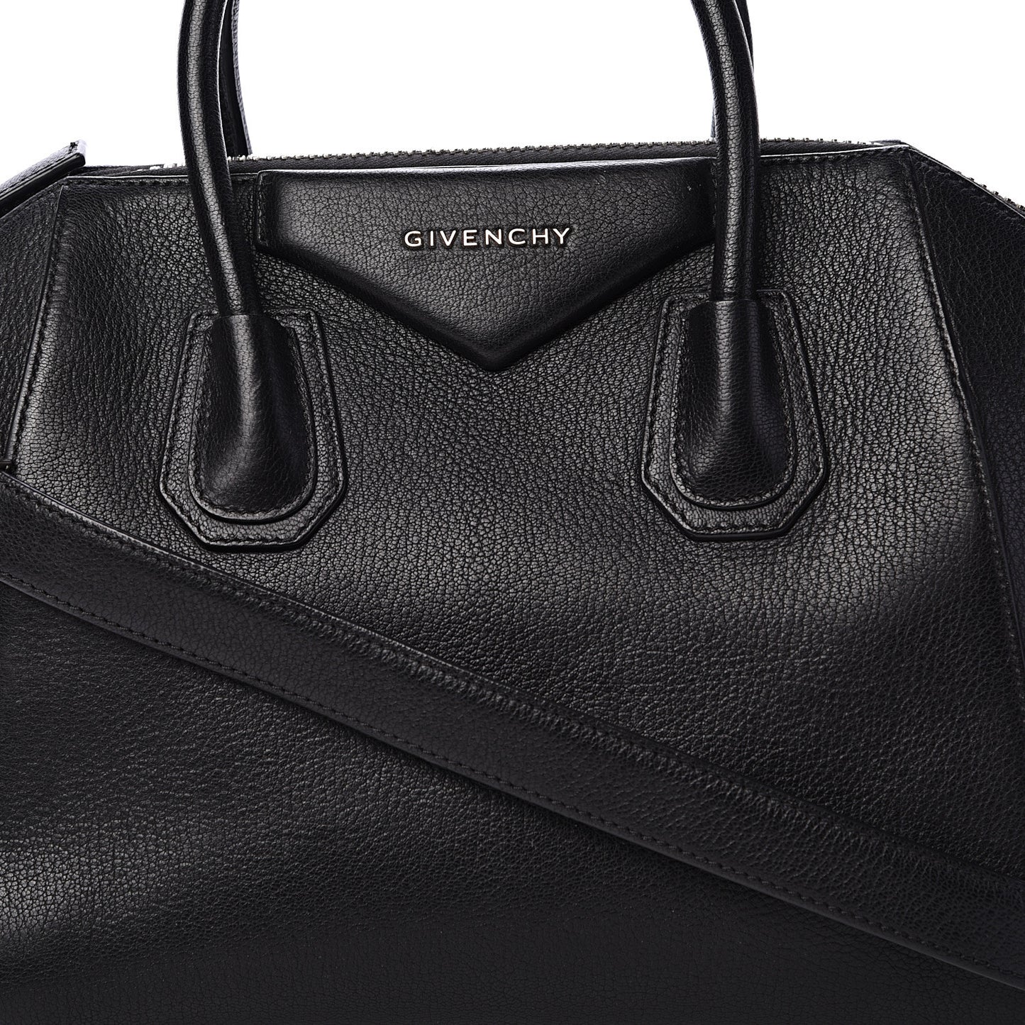 Sugar Goatskin Small Antigona Black