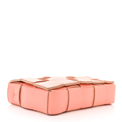 Bottega Veneta Nappa Maxi Intreccio Cassette Bag Peach 4 of 13