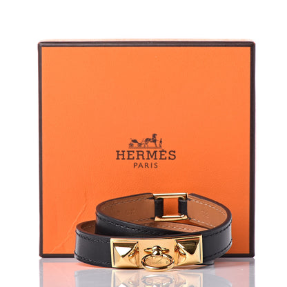 Hermes Box Rivale Double Tour Bracelet T2 Black 7 of 7
