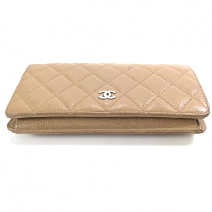 Chanel Caviar Quilted Wallet Beige 4 of 10