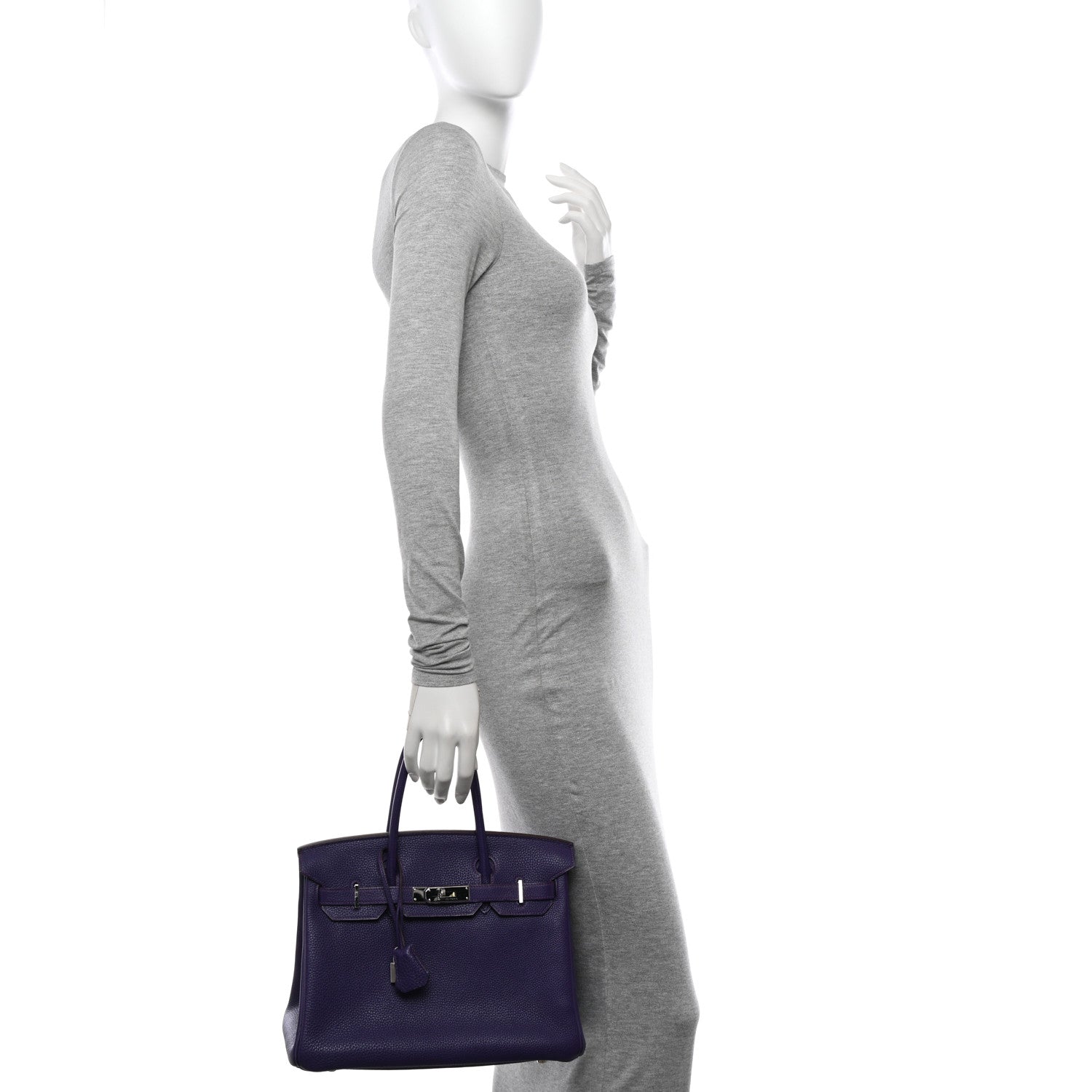Hermes Togo Birkin 30 Iris 2 of 10