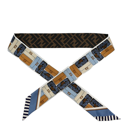Fendi Silk Baguette Wrappy Scarf Multicolor 1 of 3