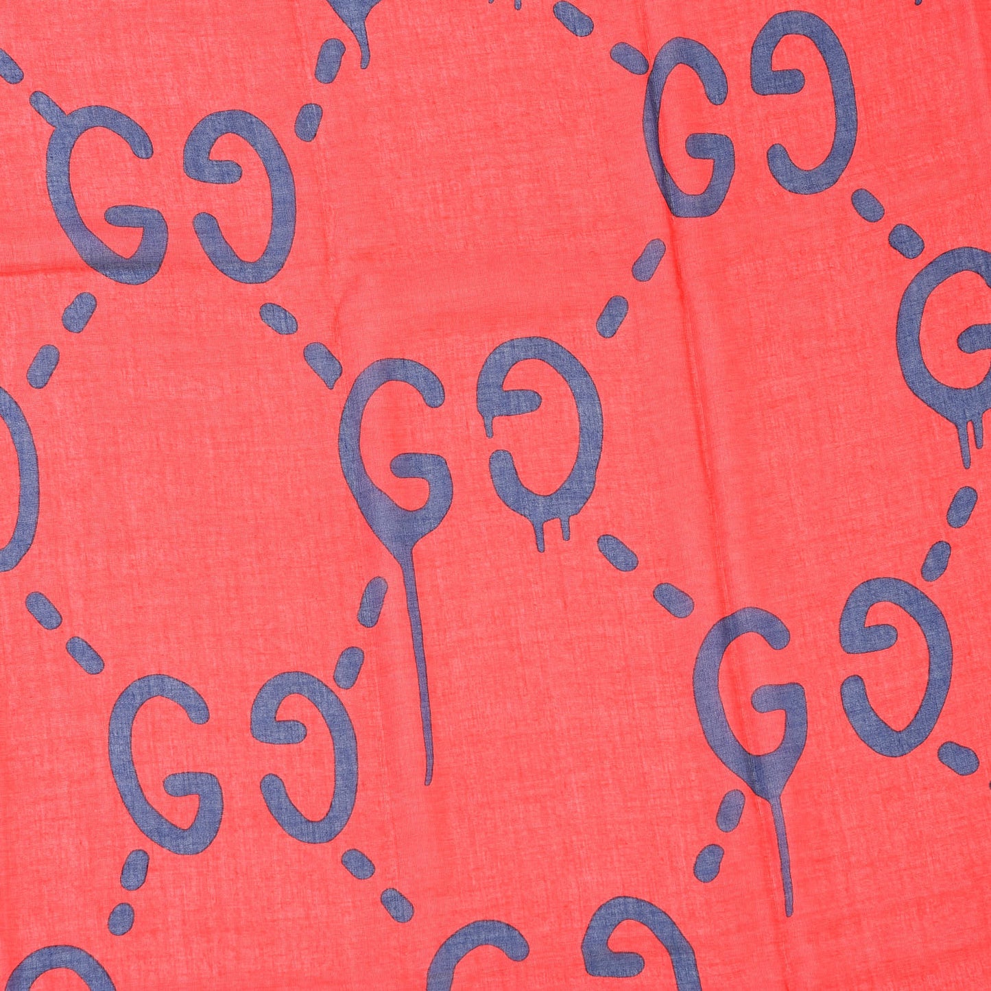 Modal Silk GG Writers Shawl Flame Blue