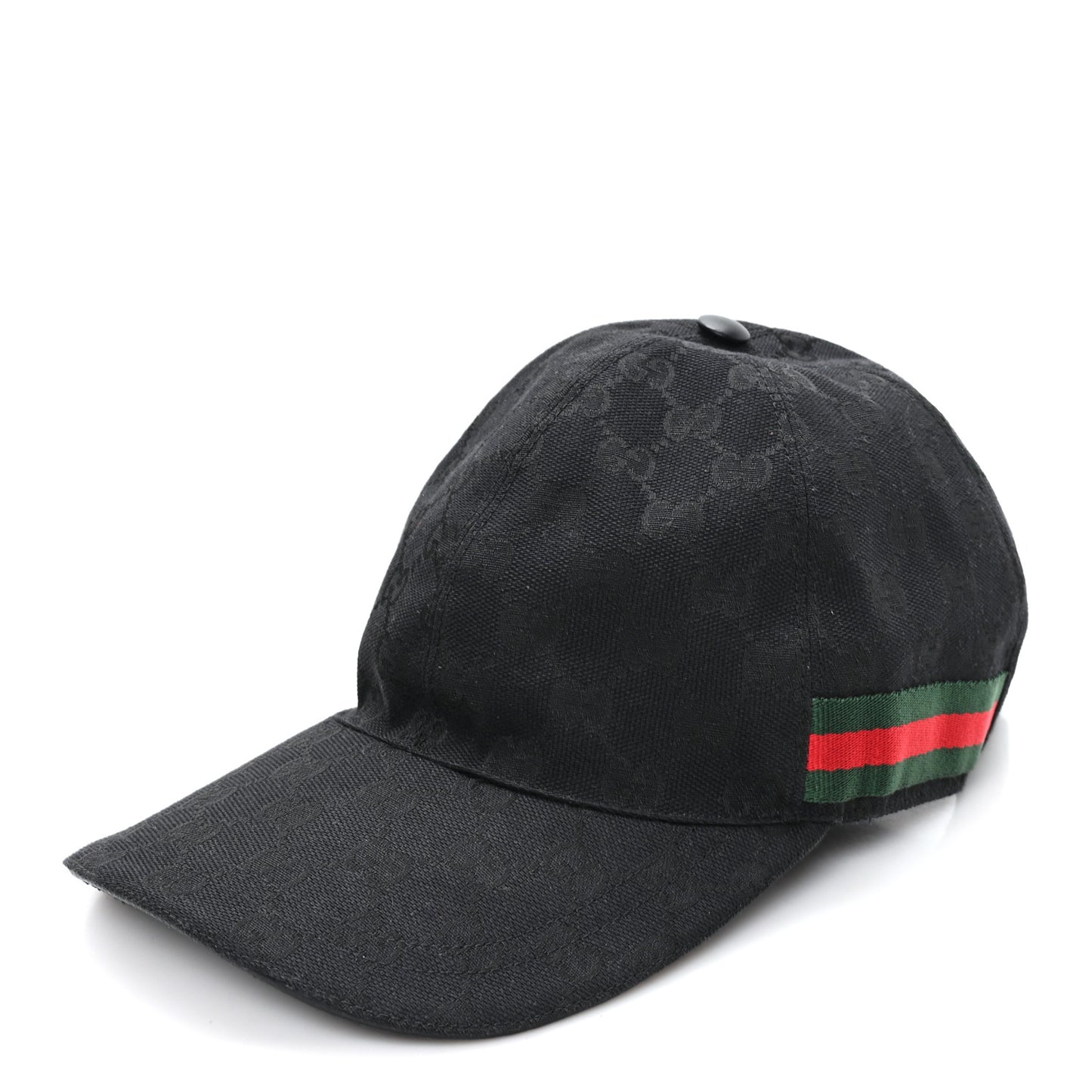 Monogram Web Baseball Hat M Black