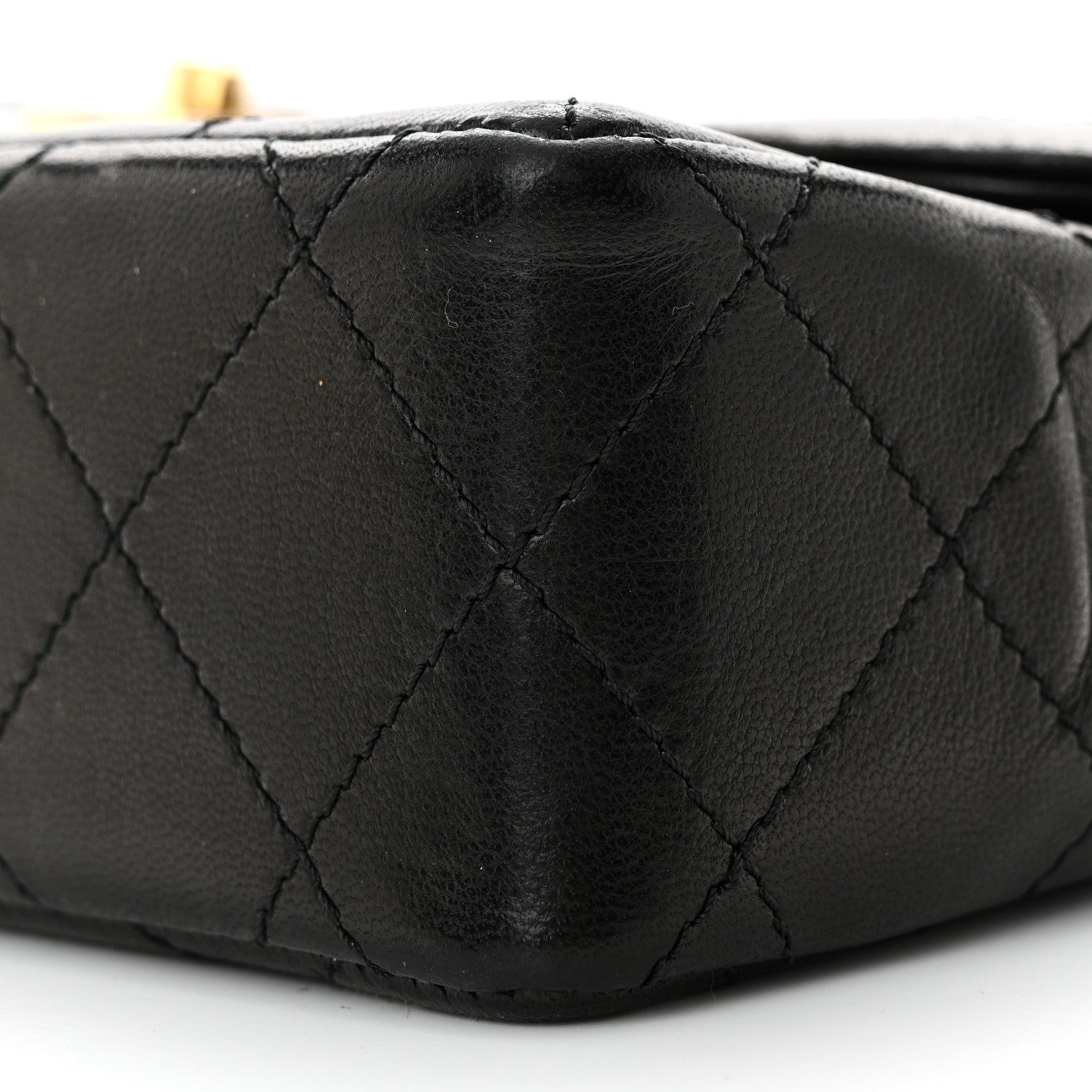 Chanel Lambskin Quilted Small Double Flap Bag Black 10 of 12