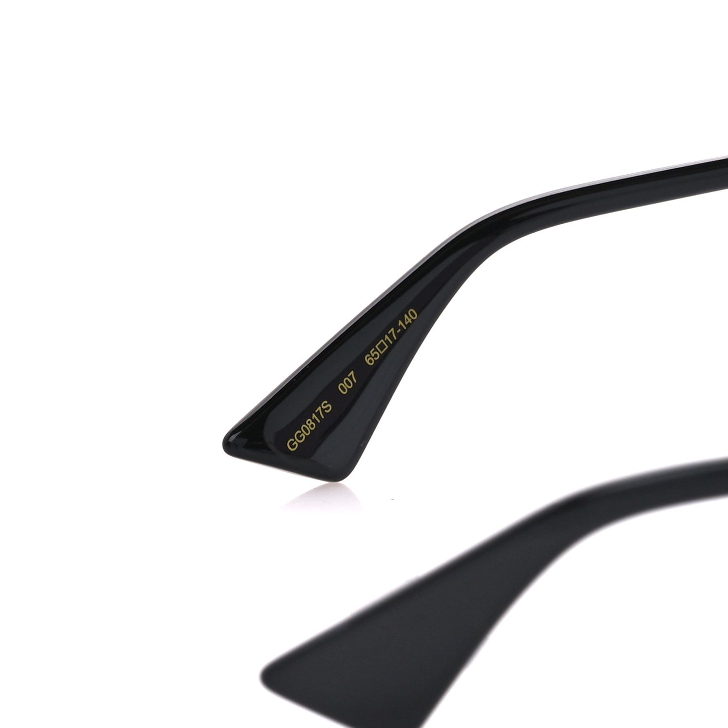 Oversized Sunglasses GG0817S Purple Gold