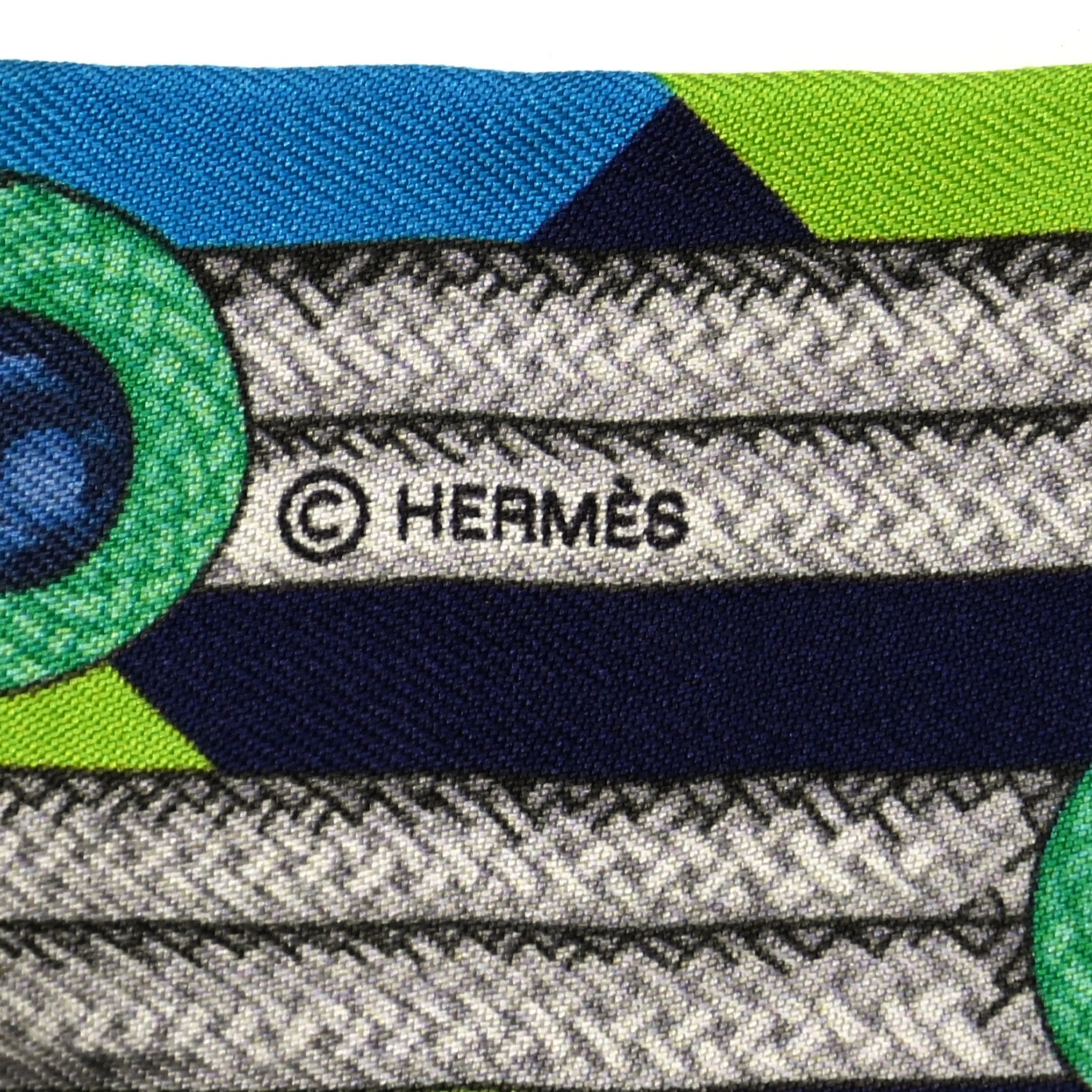 Hermes Silk Brandebourgs Twilly 4 of 4