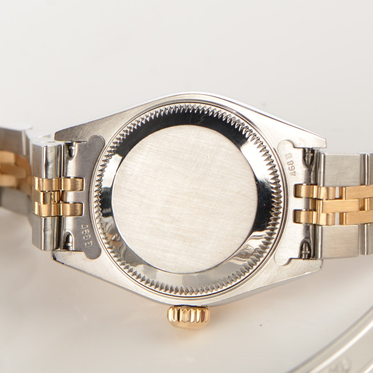 Rolex Stainless Steel 18K Yellow Gold 26mm Oyster Perpetual Datejust Watch Silver 79173 7 of 7