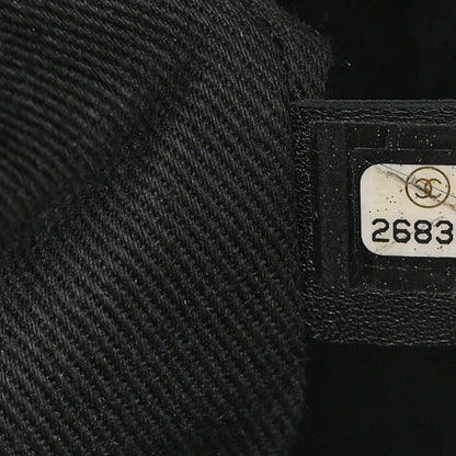Chanel Shearling Large Deauville Tote Black 7 of 11