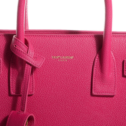 Saint Laurent Calfskin Baby Sac De Jour Lipstick Fuchsia 8 of 8