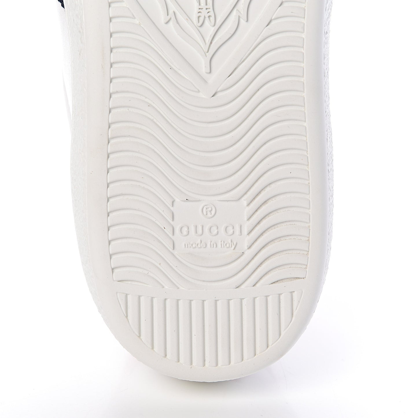 Calfskin Ayers Web Tiger Embroidered Mens Ace Sneakers 10.5 White
