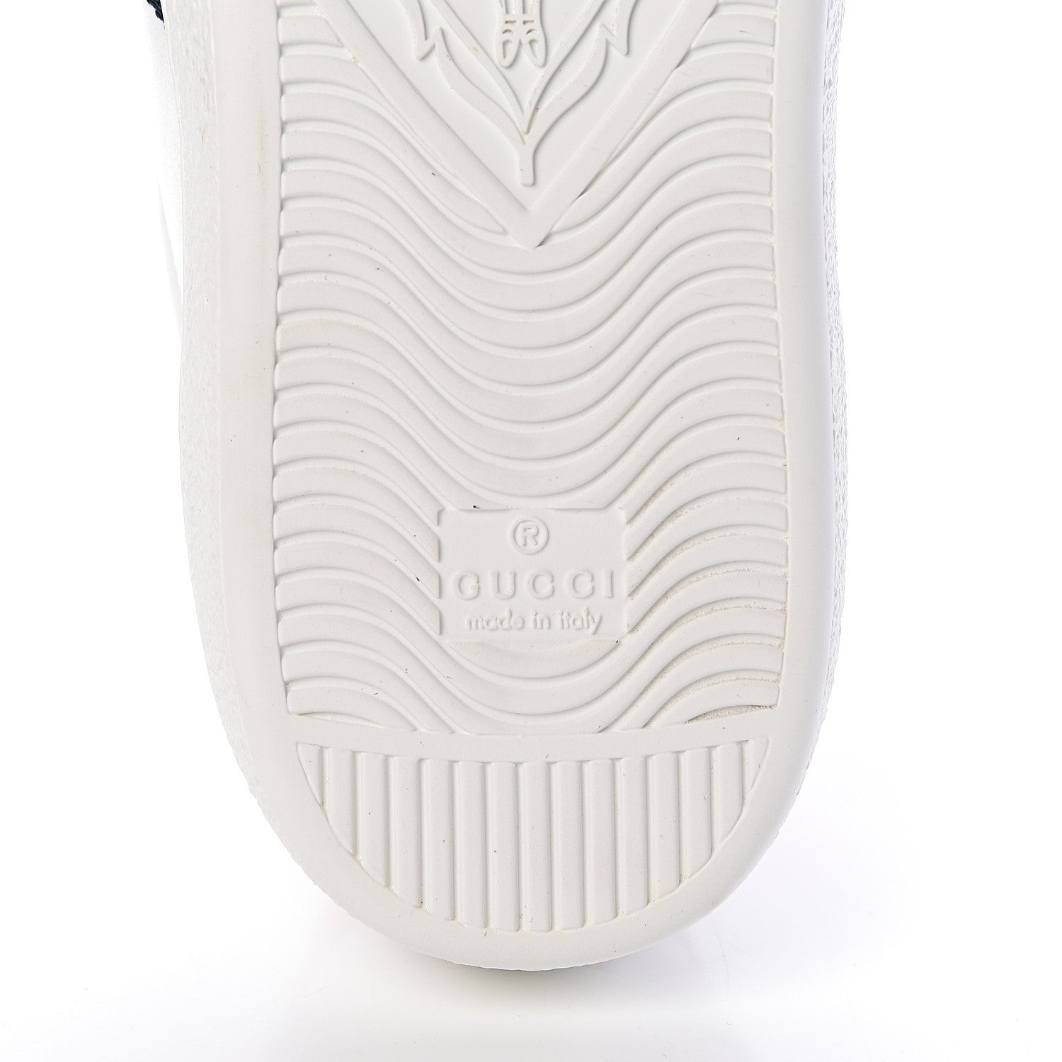 Gucci Calfskin Ayers Web Tiger Embroidered Mens Ace Sneakers 10.5 White 6 of 11