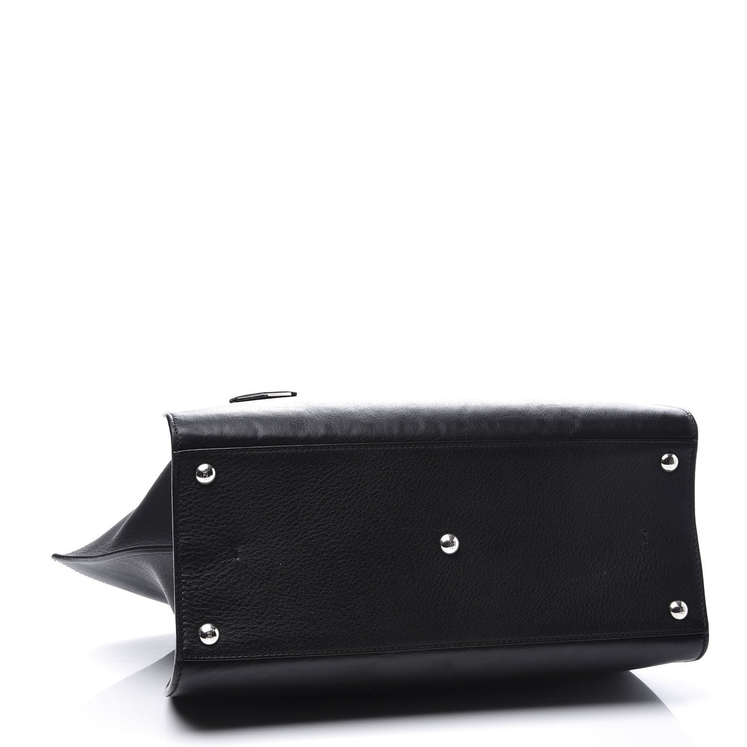 Fendi Vitello Dolce Shiny Nappa Petite 3Jours Tote Black 3 of 13