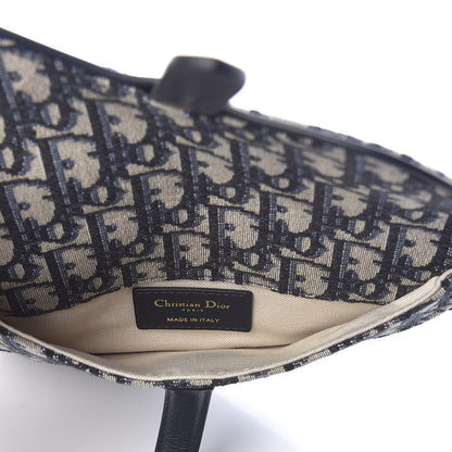 Christian Dior Oblique Saddle Belt Bag Blue 5 of 8