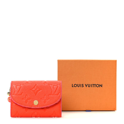 Louis Vuitton Empreinte Rosalie Coin Purse Blood Orange 8 of 8