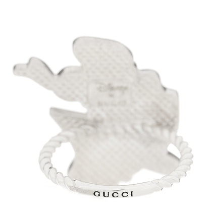 Gucci X DISNEY Sterling Silver Enamel Donald Duck Ring 52 6 2 of 4