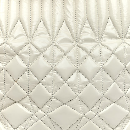Chanel Glazed Calfskin Quilted State Of The Art Hobo White 7 of 9