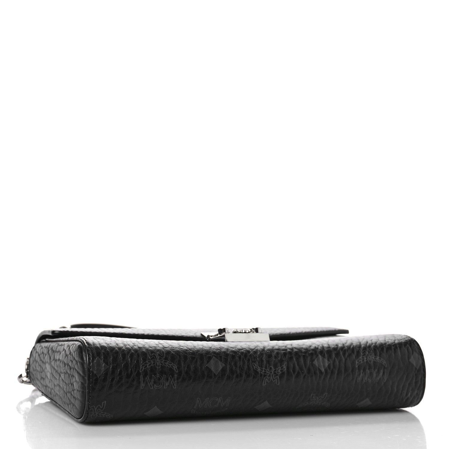 MCM Visetos Millie Wallet On Chain Black 4 of 9